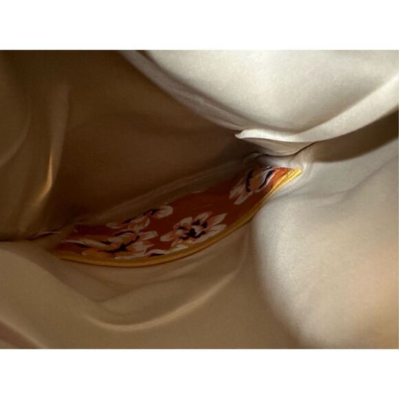 Rachel Pally Reversible Fold Over Clutch Purse Bag in Bloom Orange Floral - Picture 7 of 10